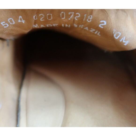 Johnston & Murphy Shoes Men 10 Oxford Leather Shuler Athletic Black Comfort Work - Picture 14 of 16